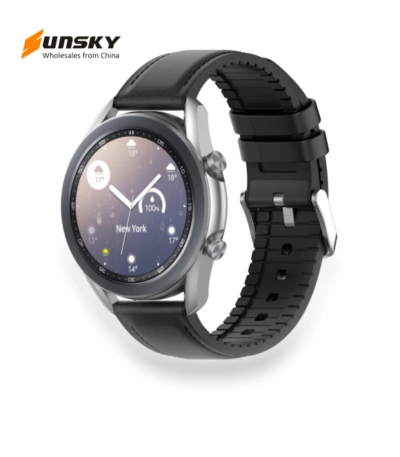 Silicone Leather Watch Band — Smartwatches