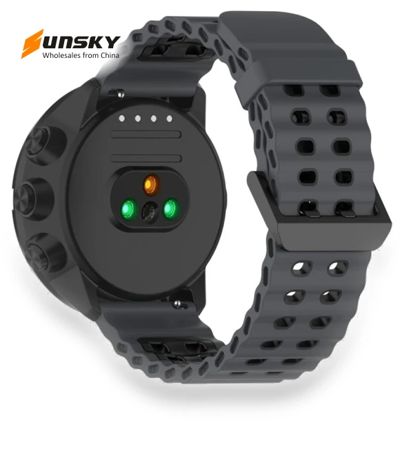 Ocean Dual Pin Buckle Silicone Watch Band — Watch Accessories