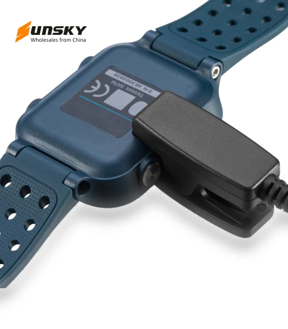 USB-A Port Smart Watch Clip Charger with Data Transmission — Chargers & Cables, xDfind