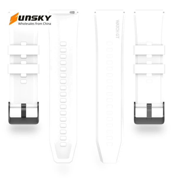 Black Buckle Step Silicone Watch Band — Bands, Samsung