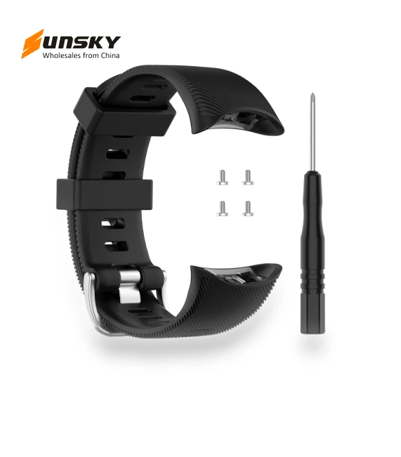 Universal Twill Solid Color Silicone Watch Band — Watch Accessories