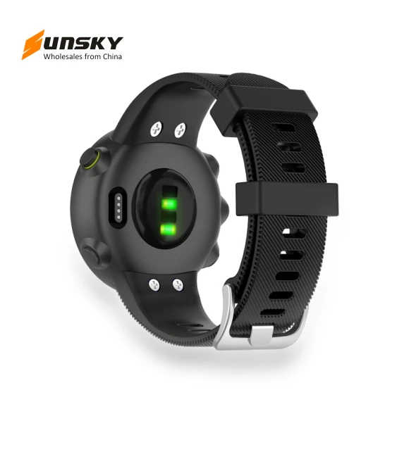Universal Twill Solid Color Silicone Watch Band — Watch Accessories