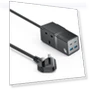 40W 6 In 1 Dual Type-C and Dual USB-A with 2 Socket Desktop GaN Power Socket Power Strip — Power Solutions & Surge Protection, Yesido