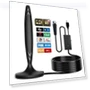HDTV Antenna with Amplifier - 130 Miles Range, 4K 1080p Support, 18 Ft Coaxial Cable — Antennas