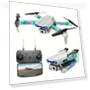 LED Drone with Dual Cameras - Foldable Remote Control Quadcopter — Drones, E99