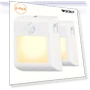 Motion Sensor Night Light, Plug In Wall Dimmable Night Lights — Night Lights, Babacom