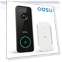 5MP UHD Wireless Doorbell Camera with Motion Detection — Smart Home Security, AOSU