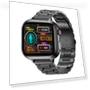 Horizontal Screen Steel Strap Smart Watch — Smartwatches