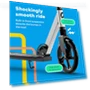 Adjustable Kick Scooter with Large Wheels for Kids, Teens & Adults — Push Scooters, Lascoota