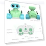 Rechargeable RC Robot Toy for Kids with Music and LED Eyes — Interactive Figures & Robots, ALLCELE