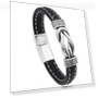 Magnetic Clasp Leather Bracelet — Wrist Adornments