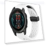 Hole Folding Buckle Silicone Watch Band — Fitness Bands, Garmin