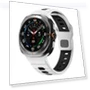 Horizontal Stripes Reverse Buckle Silicone Watch Band — Smartwatch Straps, Samsung