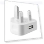 UK Plug USB Charger — Chargers