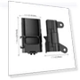 Plastic Protection Frame Expansion Cold Shoe Adapter Bracket — Shoe Mount, PULUZ
