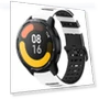 Hollow Three Rows Hole Two Color Silicone Watch Band — Watch Accessories, Xiaomi