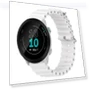Ocean Style Silicone Solid Color Watch Band — Fitness Bands, Garmin