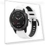 Two-Color Sports Silicone Watch Band — Watch Accessories, Garmin
