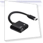 Type-C to 3.5mm Audio Adapter with Charging Port — Adapters