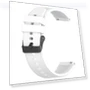 Black Buckle Step Silicone Watch Band — Bands, Samsung