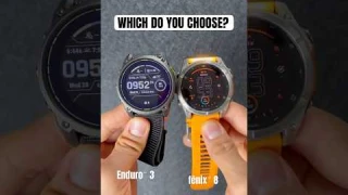 fenix 8 or Enduro 3? | Garmin