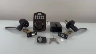 Veise Fingerprint Door Lock with 2 Lever Handles   Keyless Entry Door Lock Review