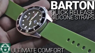 Barton Silicone Quick Release Watch Bands:  Huge Upgrade Over Rubber Bands