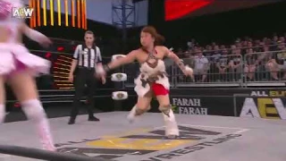Riho  Tilt A Whirl Headscissors Takedown on Shoko Nakajima