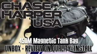 Chase Harper USA 450M Magnetic Tank Bag Review #TankBag #ChaseHarper #SmallEngineVelocity