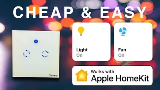 Native HomeKit Light switch using Sonoff T1