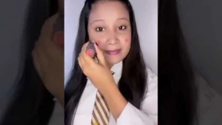 School function 😧 simple quick 😄 makeup look #shorts #youtubeshorts #trending #subscribe #viral