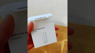 Apple Pencil adapter to USB-C in boxing