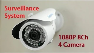 Eyedea 1080P 8CH 4 Camera Surveillance System Review