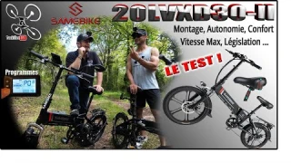 SAMEBIKE 20LVXD30-II e-Bike ou VAE ? - Test complet, Législation - TOP rapport qualité/prix !