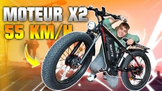 Le fat bike le PLUS PUISSANT avec DOUBLE MOTEURS ! Duotts S26