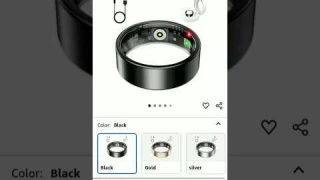 Amazon's cheapest smart ring #fitnesstracker #health #smartring #fitness #sleven #review