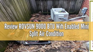 Review ROVSUN 9000 BTU Wifi Enabled Mini Split Air Conditioner & Heater with Inverter, 19 SEER2 Ener