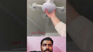 "नया पंखा कमाल का है! इसमें लाइट और 4 फैन लगे हैं, और इसे रिमोट से कंट्रोल किया जा सकता है!"
