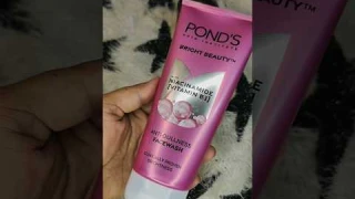 Tested Ponds bright beauty anti dullness face wash | #pondsfacewash #testing #review