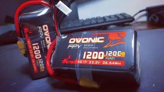 OVONIC 120C - 6S - 1200mah | Review & Flight Test