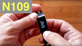 N109 Ultra Thin Women&#39;s IP67 Heart Rate Blood Pressure Fitness Tracker: Unboxing &amp; Review