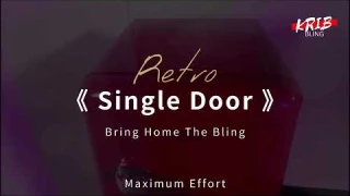 Retro Refrigerator - Compact Fridge by Krib Bling. Maximum Effort!