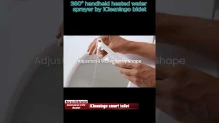 360° handheld heated water sprayer by iCleaningo