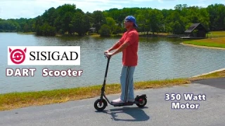 NEW! Dart Scooter from SISIGAD top rated electric scooter fast powerful FUN