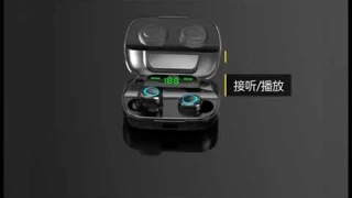 Беспроводная гарнитура tws, bluetooth 5,0, светодиодный, с сенсорным управлением купить с Aliexpress