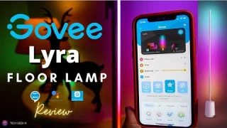 GOVEE LYRA Smart Floor Lamp | Unboxing, Setting Up &amp; Review | Alexa &amp; Google Assistant Support.