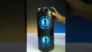 Quick Unboxing!! RGB 30W Multi-Media Bluetooth Party Speaker with 4 Cylender Double Woofer #Shorts 😍