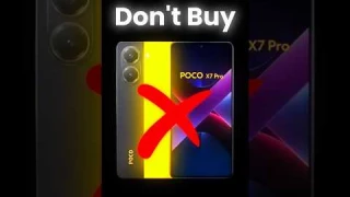 DON'T BUY 😡 POCO X7 PRO FOR PUBG BGMI 😱 MUST WATCH BEFORE BUYING | POCO X7 PRO 5G #shorts