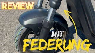 NIU KQI 300P | Review | E-Scooter 🛴 mit Straßenzulassung Federung u. Blinker