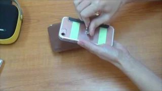 Hoco Finger Holder leather case for IPhone 7 Plus i7 Apple cover